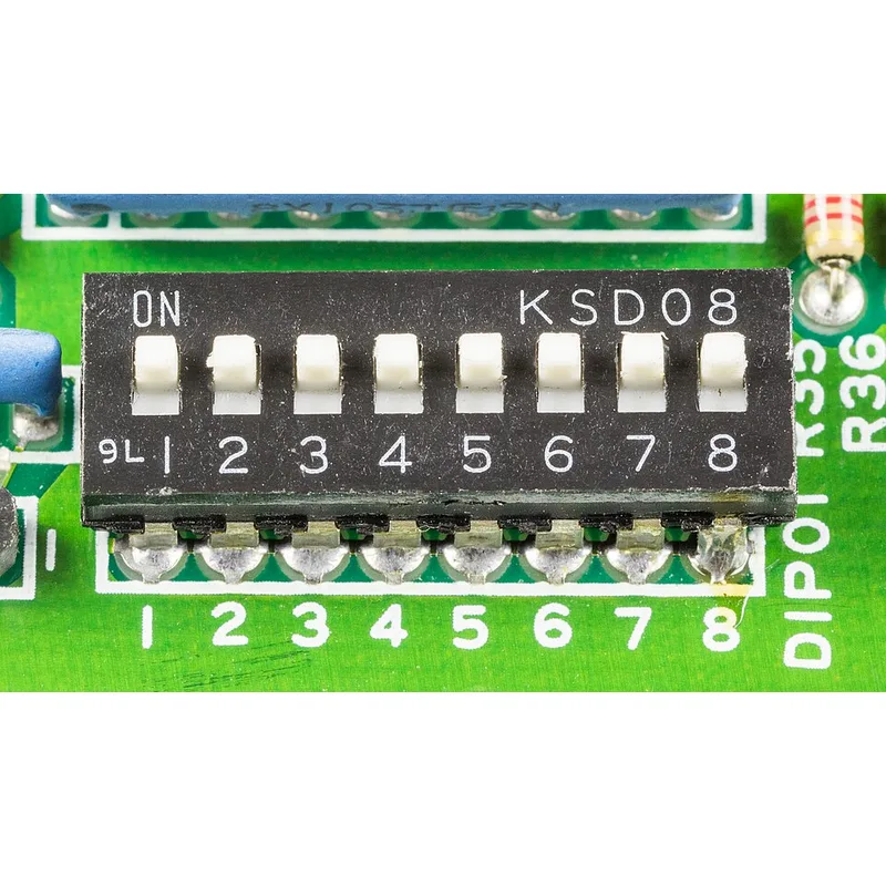 DIP Switch 8 Way - 3D Printed Switches & Keypads by InnoFab