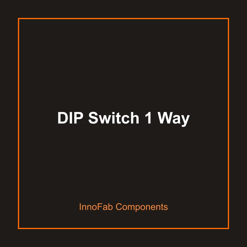 DIP Switch 1 Way - 3D Printed Switches & Keypads by InnoFab