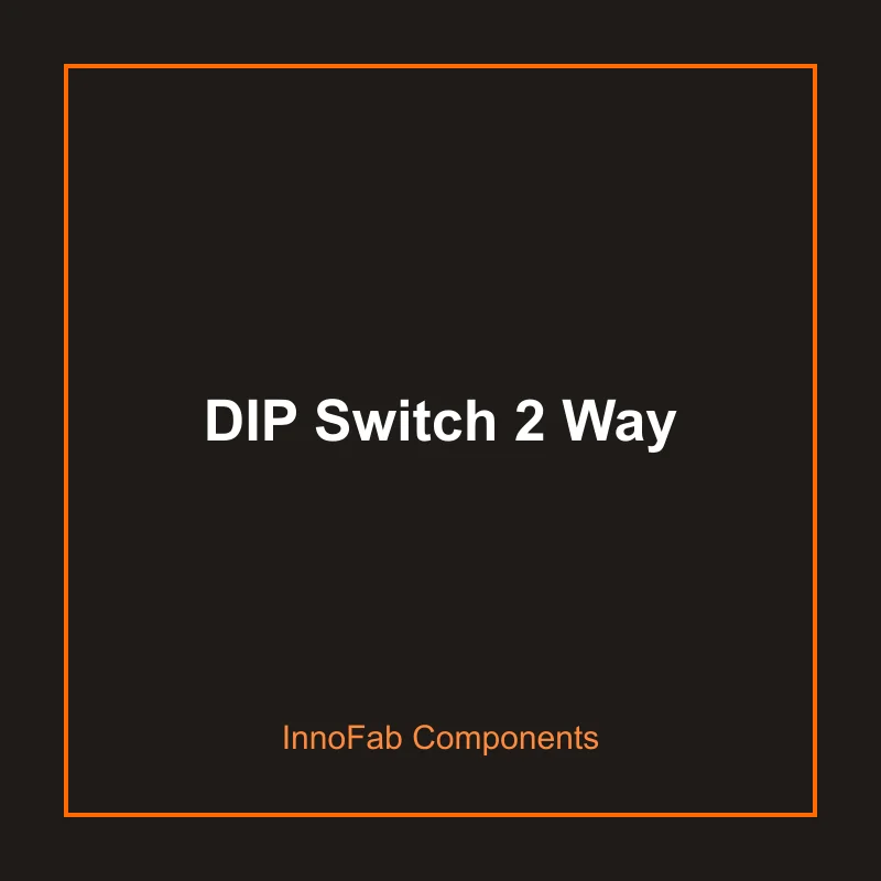 DIP Switch 2 Way - 3D Printed Switches & Keypads by InnoFab