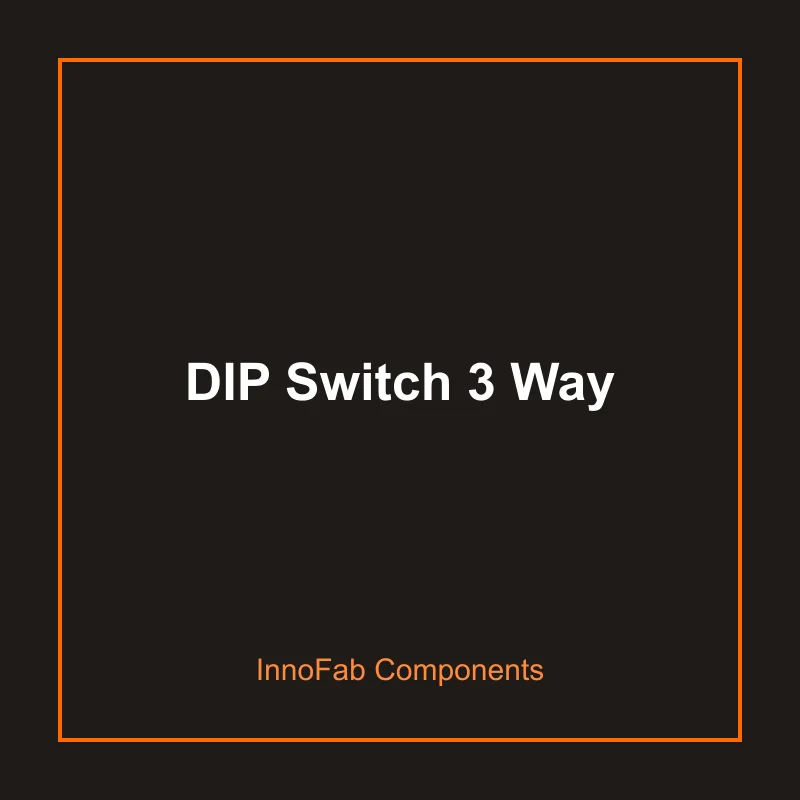 DIP Switch 3 Way - 3D Printed Switches & Keypads by InnoFab