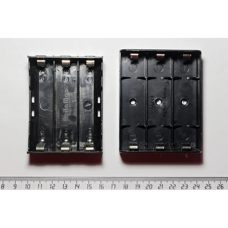 18650 Battery Holder 4 Cells - 3D Printed Batteries & Power by InnoFab