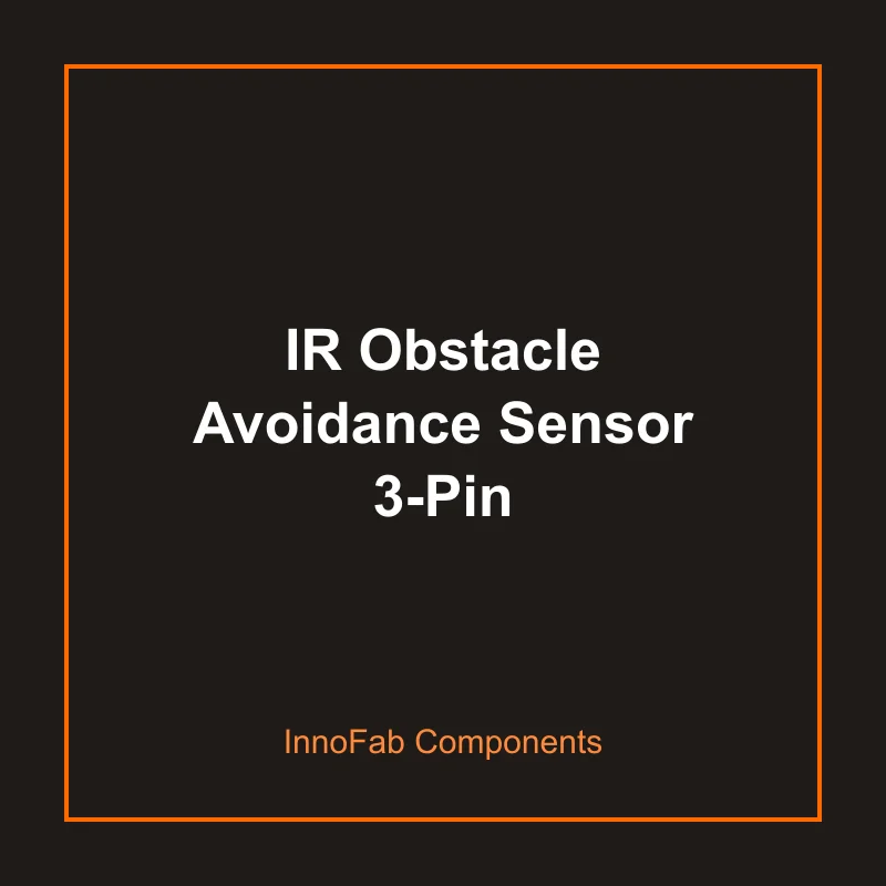IR Obstacle Avoidance Sensor 3-Pin - 3D Printed Sensors & Modules by InnoFab
