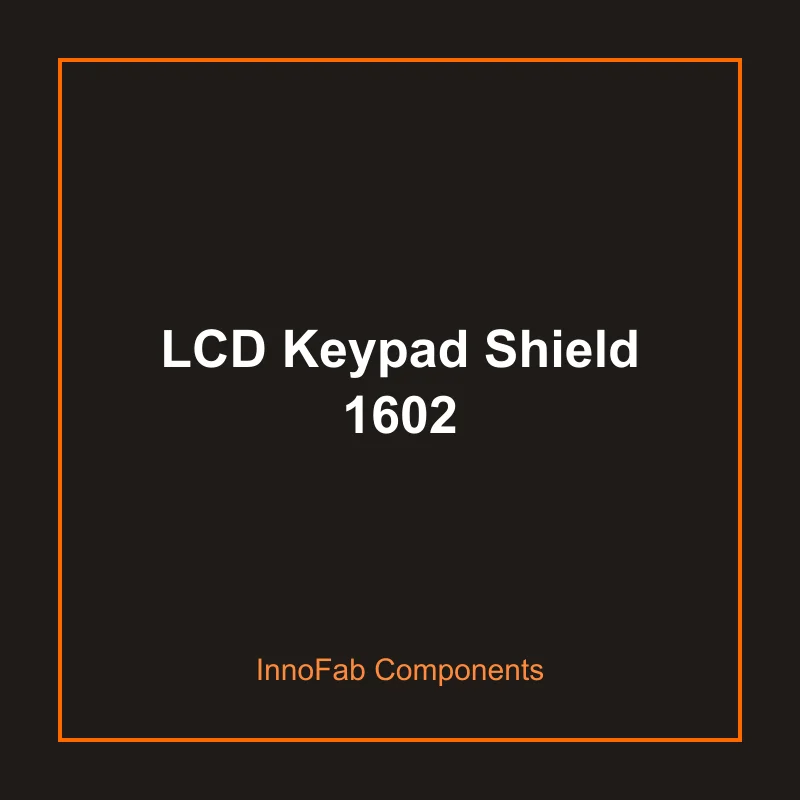 LCD Keypad Shield 1602 - 3D Printed LEDs & Displays by InnoFab