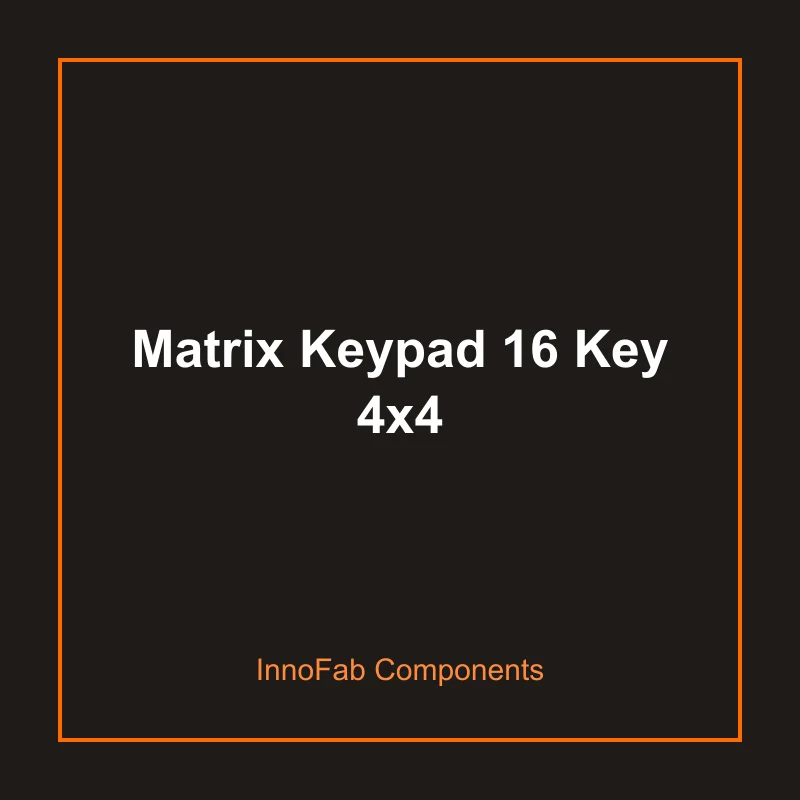 Matrix Keypad 16 Key 4x4 - 3D Printed Switches & Keypads by InnoFab