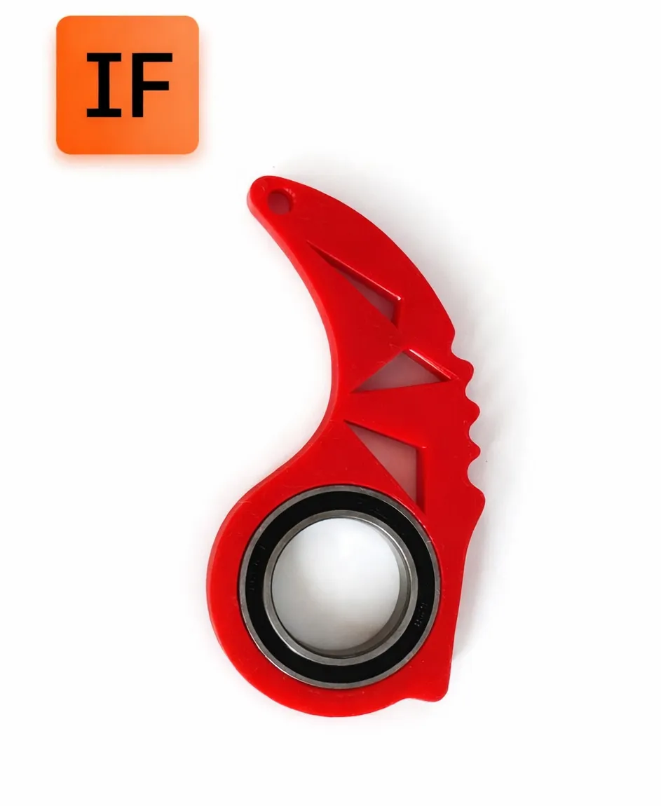 3D Printed Spinner Keychain - 3D Printed keychain by InnoFab