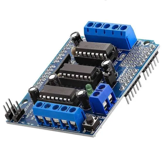 L293D Motor Driver Shield - 3D Printed Motors & Robotics by InnoFab