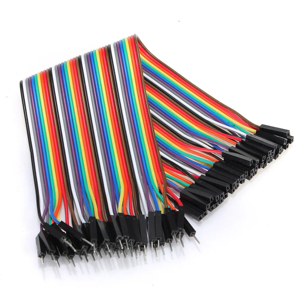Jumper Wire Male to Female 20cm - Wires & Connectors by InnoFab