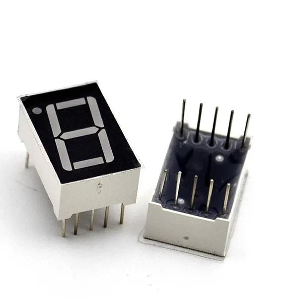 7-Segment Display 0.56 Inch Common Cathode Red - LEDs & Displays by InnoFab